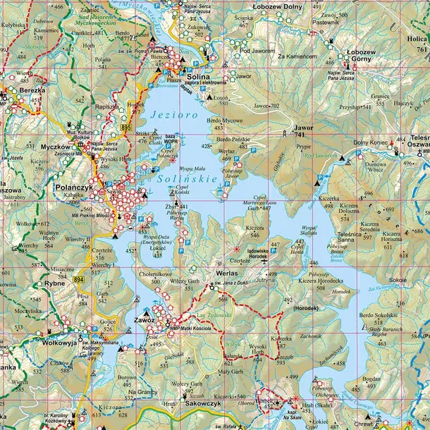 puzzle-1000-bieszczady-mapa-turystyczna-marka-artglob