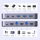 przelacznik-kvm-ugreen-cm664-hdmi-switch-2w1-czarny-stan-nowy