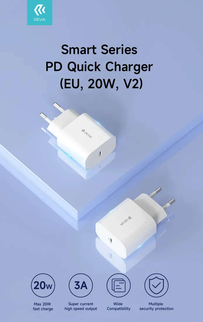 devia-ladowarka-sieciowa-smart-pd-1x-usb-c-20w-biala
