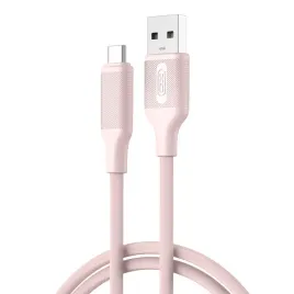 xo-kabel-nb265-usb-usb-c-10m-3a-rozowy