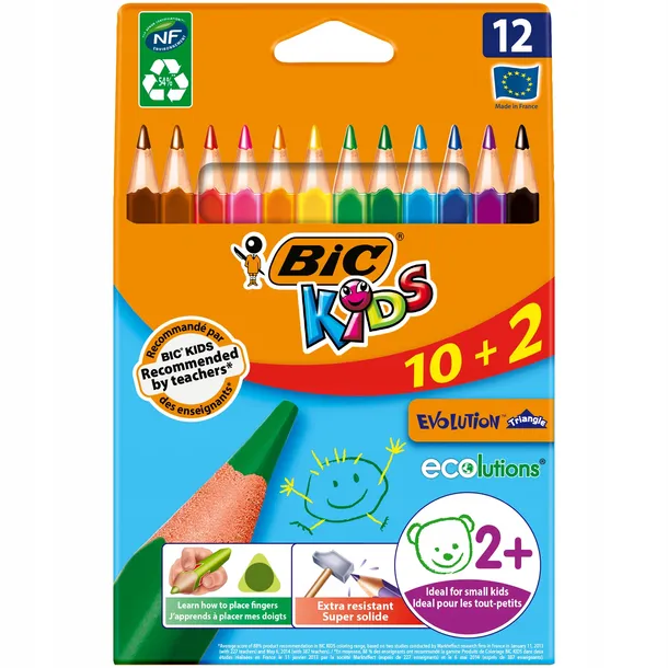kredki-olowkowe-evolution-triangle-ecolutions-bic-kids-10-2-kolory