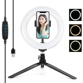 lampa-pierscieniowa-statyw-led-puluz-20cm-z-uchwytem-na-telefon-pkt3073b