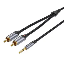 kabel-audio-2xrca-do-3-5mm-vention-bcnbg-1-5m-szary