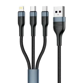 kabel-3w1-usb-do-usb-c-micro-usb-lightning-foneng-x51-3a-12m-czarny