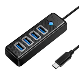 orico-hub-usb-c-to-4x-usb-3-0-5gbps-015m-black
