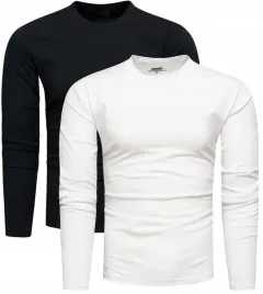 2-pak-zestaw-basic-meskich-longsleevow-czarny-i-bialy-xl