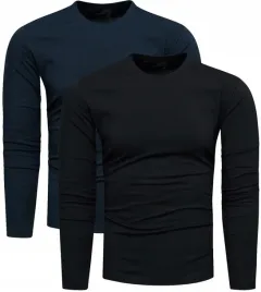2-pak-zestaw-basic-meskich-longsleeve-granat-czarny-l