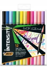 flamastry-dwustronne-bic-intensity-dual-tip-classic-pastel-12-kolorow