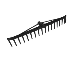 grabie-do-siana-18-zebow-czarne-trwale-mocowanie-klik