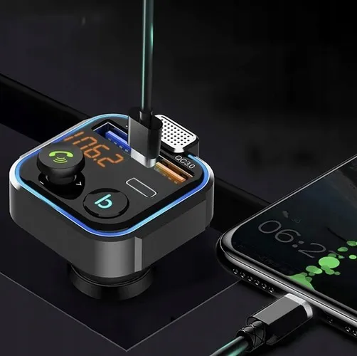 transmiter-samochodowy-transmiter-bluetooth-fm-ladowarka-adapter-2-x-usb-stan-nowy
