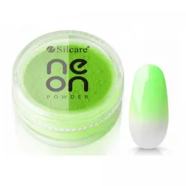silcare-efekt-dymu-neon-powder-green-3g