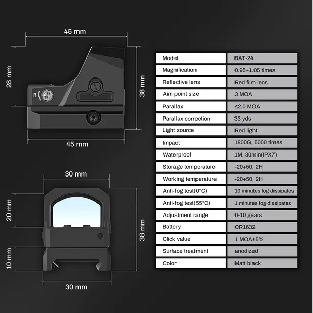 spina-kolimator-bat-24-red-dot-sight-celownik