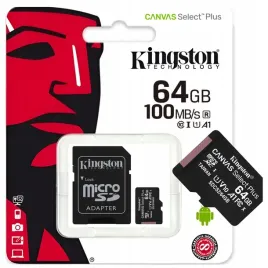 karta-pamieci-64gb-micro-sd-kingston-sdcs2-c10-a1-100mb-s-adapter