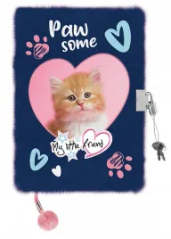 pamietnik-z-klodka-wlochacz-a5-96k-ginger-kitty-my-little-friend