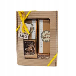 zestaw-prezentowy-dla-babci-czekolada-i-herbata-kwiatowa-wzor-kropeczki-w