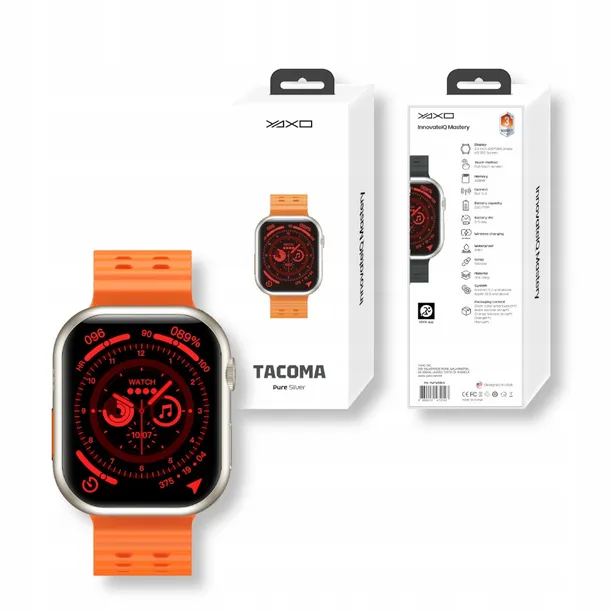 yaxo-smartwatch-tacoma-pure-silver-komunikacja-bluetooth