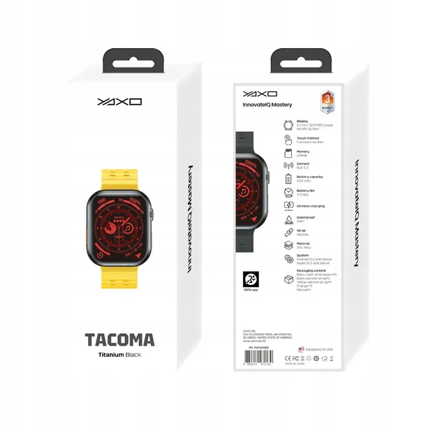 yaxo-smartwatch-tacoma-titanium-black-ksztalt-koperty-prostokatna