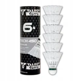 lotki-do-badmintona-talbot-torro-tech-450-slow-6-szt-biale