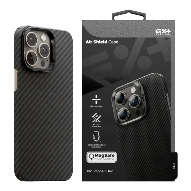 next-one-etui-airshield-magsafe-carbon-iphone-15-pro-kolekcja-air-shield-case