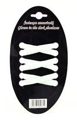 swiecace-sznurowki-biale-stan-nowy-marka-bez-marki