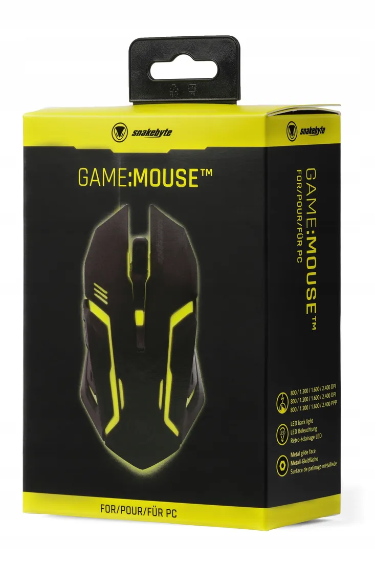 snakebyte-mysz-gamingowa-game-mouse-2400-dpi-stan-nowy