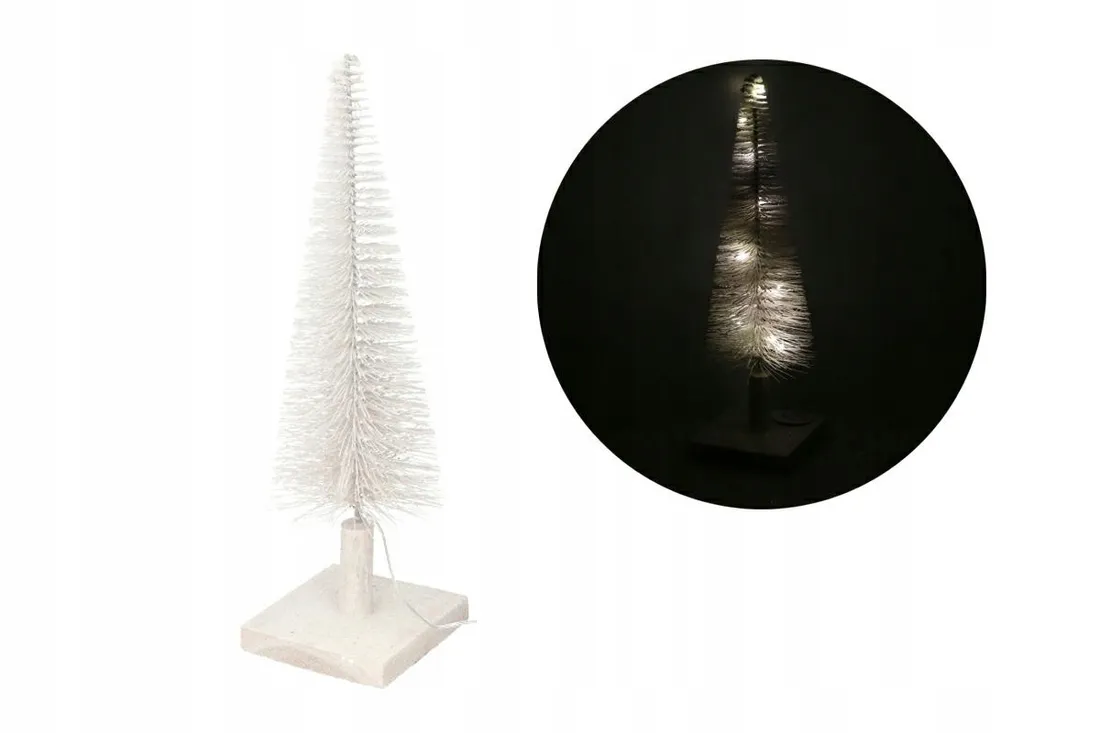 choinka-led-13x43cm-biala