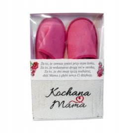 zestaw-kapcie-recznik-kochana-mama-mix