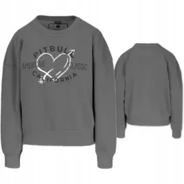 pitbull-west-coast-damska-bluza-bez-kaptura-manzanita-heart-szara-grey-m-l