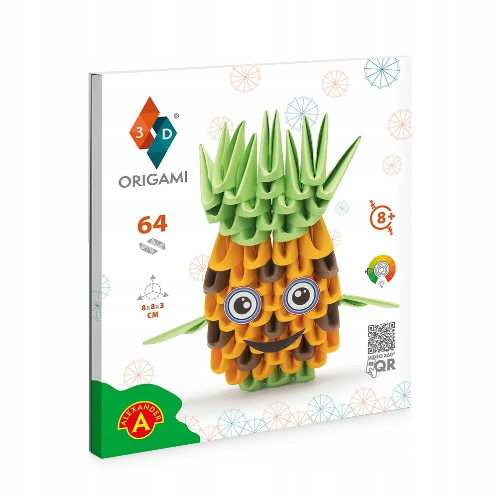 origami-3d-ananas