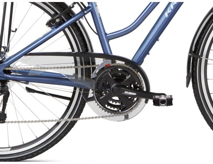 Rower Trekking damka 28 KROSS Trans 4.0 niebieskobiały RAMA M (17) 2021! ERLI.pl