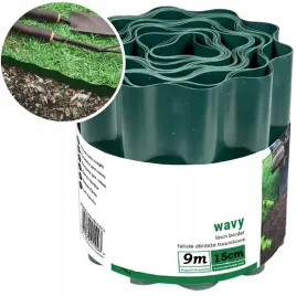 obrzeze-faliste-trawnikowe-palisada-ogrodowa-9m-x-15cm-zielona