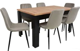 stol-80x140-rozkladany-do-180cm-z-6-krzeslami-tapicerowanymi-bezowe