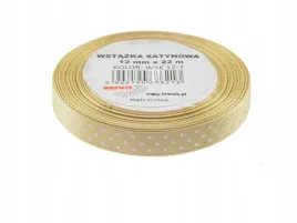 wstazka-satynowa-w-kropki-bezowa-12mmx22m