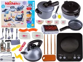 duzy-zestaw-kuchenny-garnki-kuchenka-czajnik-akcesoria-sztucce-dzwieki-sreb