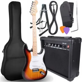 zestaw-gitara-elektryczna-z-piecykiem-gitarowym-pokrowiec-kabel-stojak