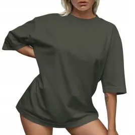 koszulka-damska-oversize-t-shirt-bawelna-luzna-krotka-sukienka-mini-2xl