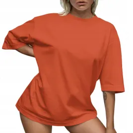 koszulka-damska-oversize-t-shirt-bawelna-luzna-krotka-sukienka-mini-m