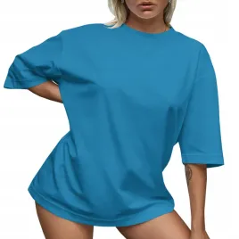 koszulka-damska-oversize-t-shirt-bawelna-luzna-krotka-sukienka-mini-s