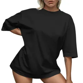 koszulka-damska-oversize-t-shirt-bawelna-luzna-krotka-sukienka-mini-xl