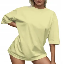 koszulka-damska-oversize-t-shirt-bawelna-luzna-krotka-sukienka-mini-m