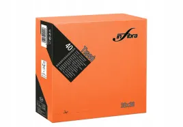 serwetka-infibra-tissue-punta-punta-pomaranczowa-38x38-cm-2warstwy40-szt