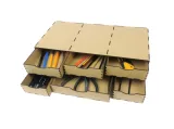 hobbyhold-modul-6-szuflad-organizer-modelarski-stan-nowy