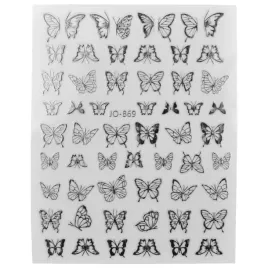 naklejki-na-paznokcie-motyle-jo869-srebrny