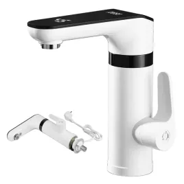 przeplywowy-podgrzewacz-wody-bialy-kran-bateria-stojaca-ipx4-wyswietlacz