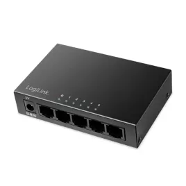 switch-5-portow-logilink-lan-gigabit-poe-metalowy-rj45-10-100-1000-mbps