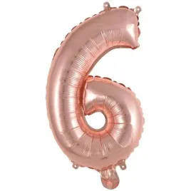 balon-foliowy-mini-cyfra-6-rozowe-zloto-29x40cm