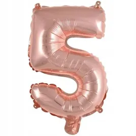 balon-foliowy-mini-cyfra-5-rozowe-zloto-255x40cm