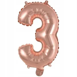 balon-foliowy-mini-cyfra-3-rozowe-zloto-25x40cm