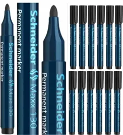 marker-permanentny-schneider-maxx-okragly-czarny-wodoodporny-12-sztuk