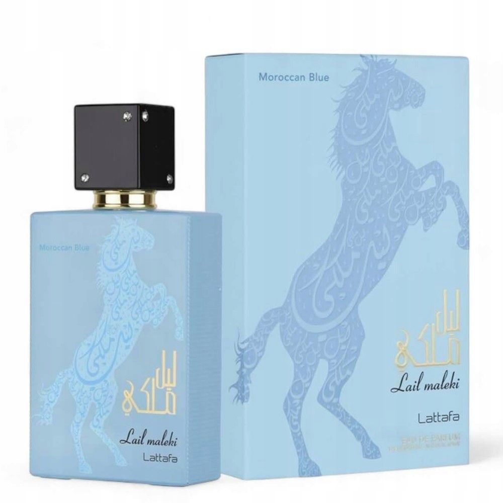 lattafa lail maleki moroccan blue woda perfumowana 100 ml    